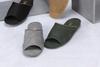 Pansy 9723J Room Made in Size Black Men's Slippers, Japan, Renewed, Durable, L,