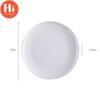 HiCeramic Round Steak Plates Beef Plate Dessert Dish Minimalist Pizza Breakfast Dish Tableware
