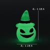 Decor Mini Luminous Ghost Ornament Halloween Decoration Coffin Pumpkin Bat Glowing Home Decoration Micro Miniature Decoration