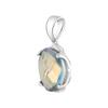 Серебряная подвеска с мистик топазом 3.45ct (2107064)
