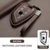 Genuine Leather Auto Smart Key Fob Cover Case Housing Fit For Bmw X1 X3 X5 X6 X7 1 3 5 6 7 Series G20 G30 G11 F15 F16 G01 G02 F48 Keyless Key Fob