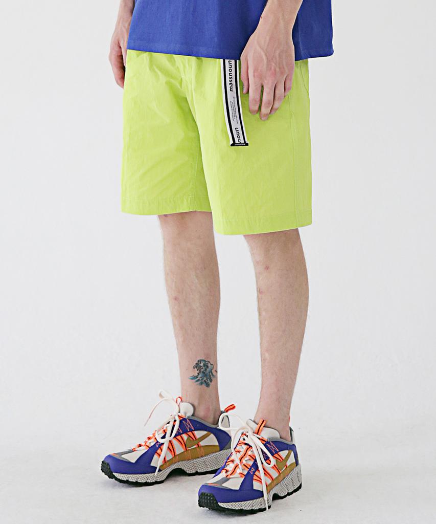 MASSNOUN Two-Tuck Wide Shorts Pants Msesp002-Lg