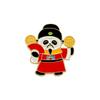 Peking Opera Panda Cartoon Brooch Chinese National Style Four Roles Of Peking Opera Metal Badge Decoration For Backpack Clothing Accessory