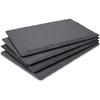 GOH DODD Slate 25 X 12 Cm Rectangular Natural Stone Stylish Slices Stone, 4-Piece Set, Plates, Plates, (Cushioned)
