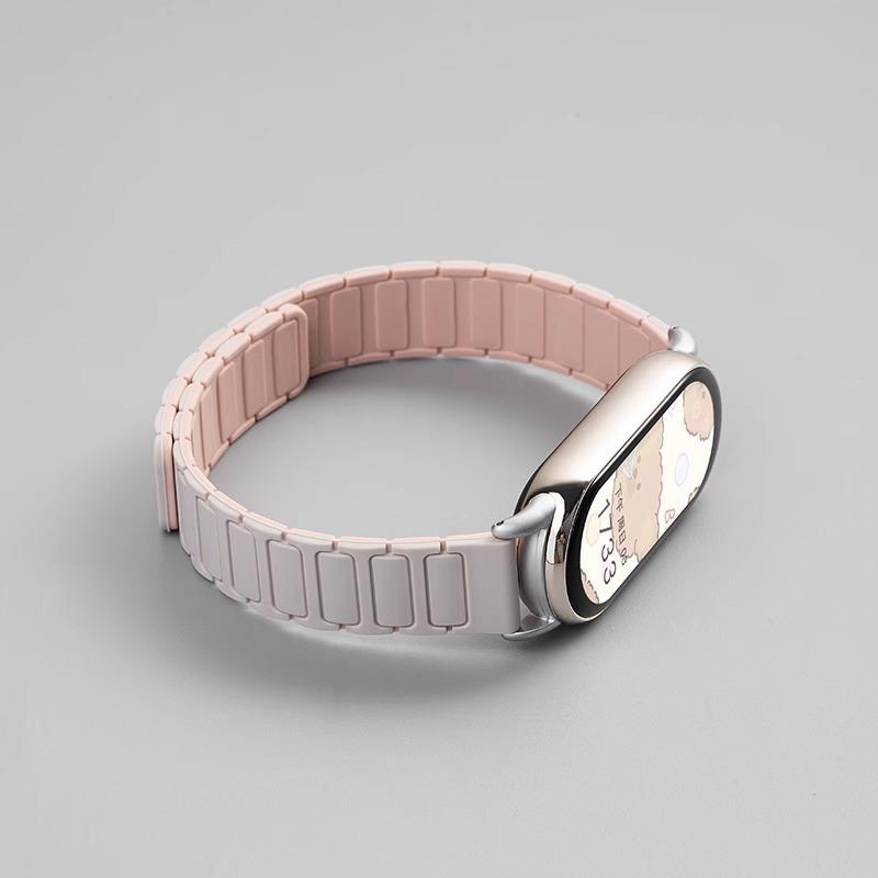 Magnetic Sport Wristband for Xiaomi Smart Band 10/9/8 NFC Version - Breathable Strap