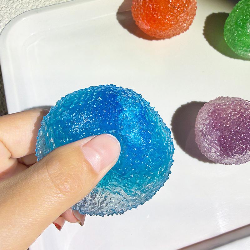Sensorische Stressverlichter Herbruikbare Slushie Knijpbal Met Knapperig Knetterend Geluid Creatieve Vormbare Fidget Klei Voor Alle Leeftijden