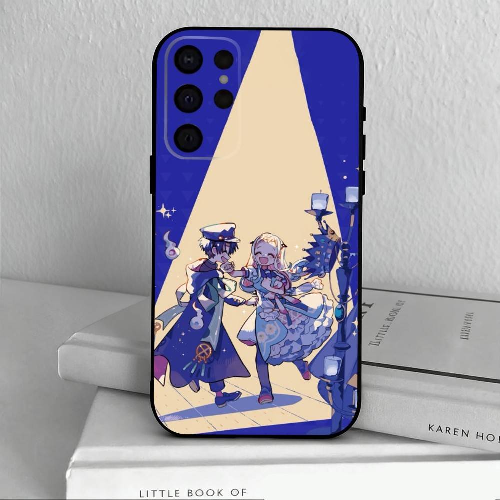 Campus Manga Toilet-Bound Hanako-kun Phone Case For Samsung S25,S24,S21,S22,S23,S30,Ultra,S20,Plus,Others Soft Black Cover