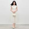 Elegant Stand Collar Sleeveless A-line Midi Dress