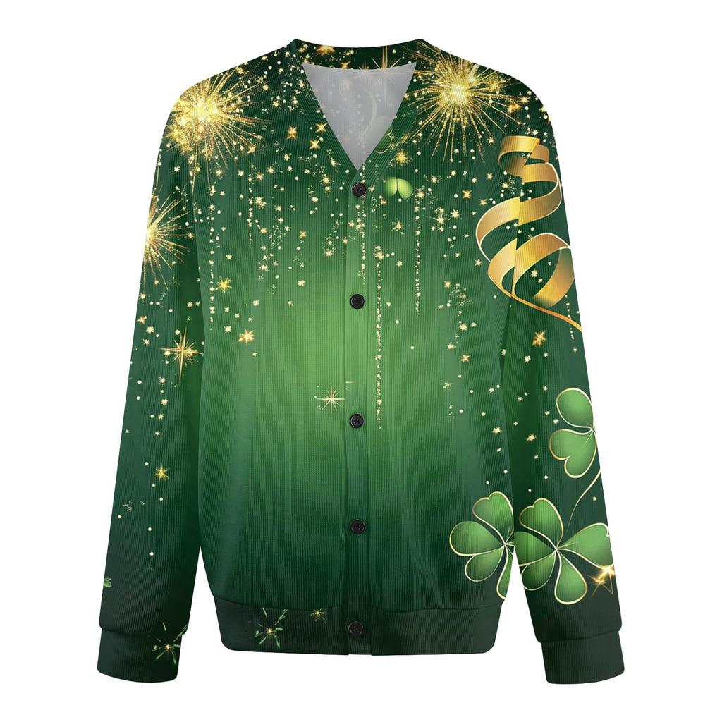 Men'S Casual Long Sleeved Single Breasted Fashionable Cardigan Button Up Jacket