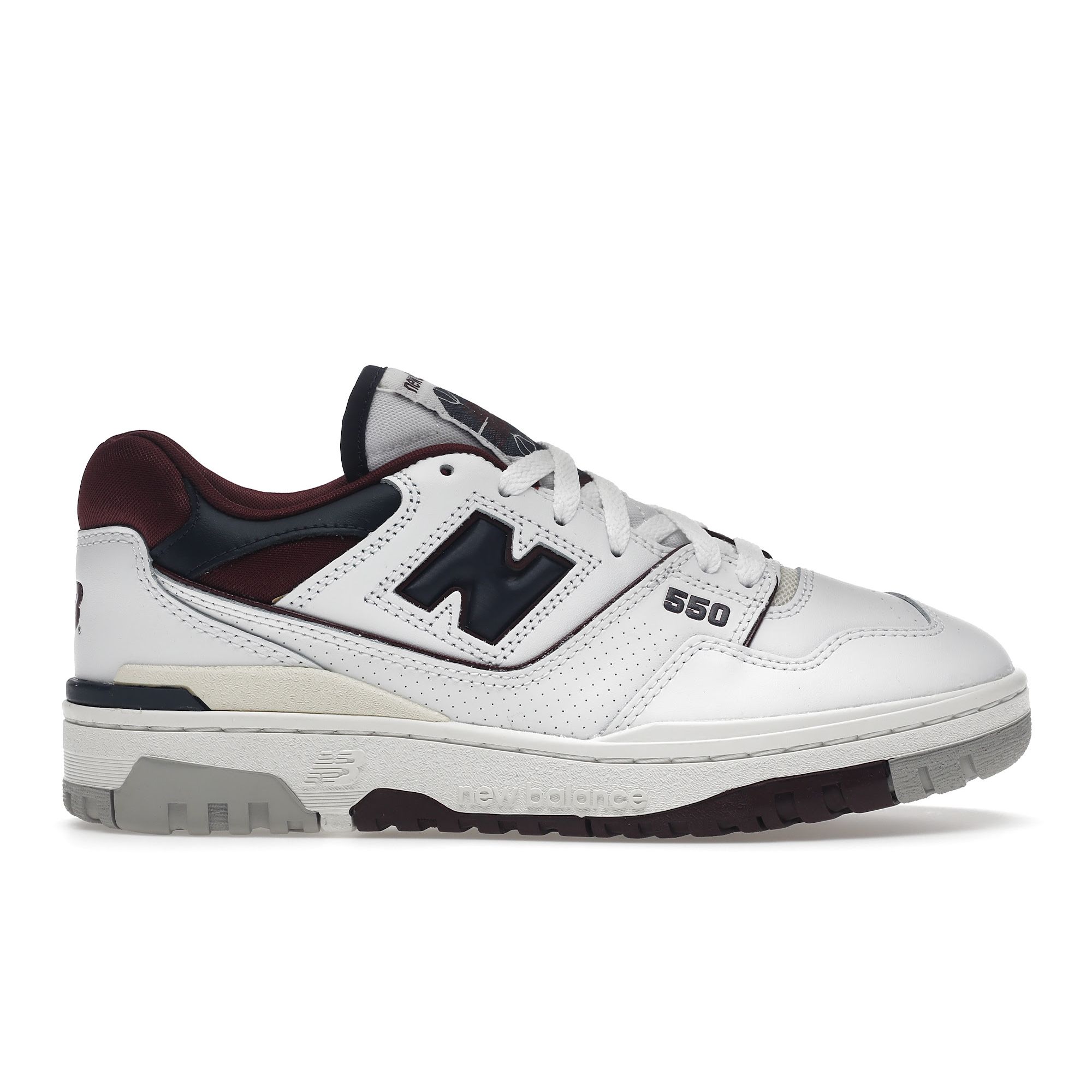 

Кроссовки унисекс New Balance 550 Burgundy Natural Indigo Белые BB550NCD