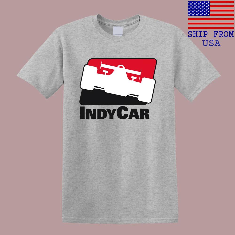 Чемпионат по гонкам IndyCar Мужская серая футболка Топ унисекс M