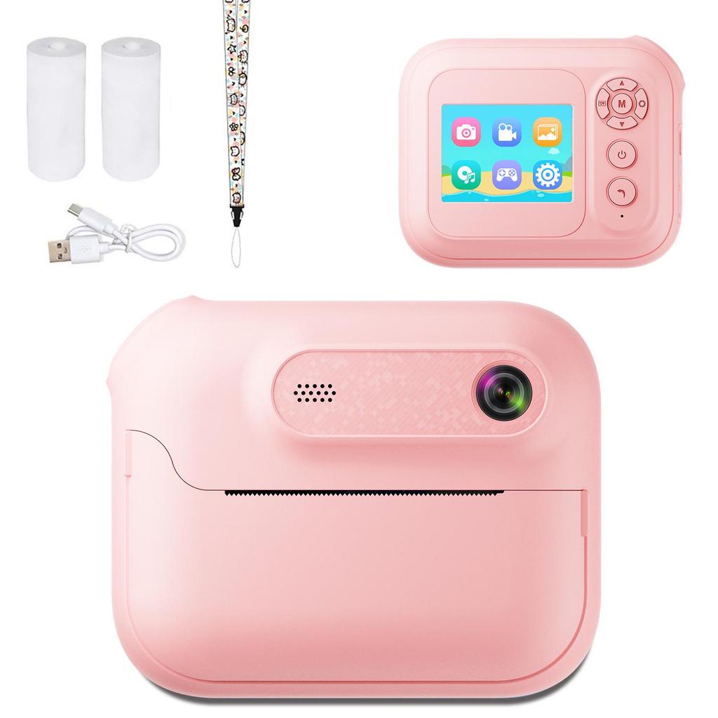 S8 Children's Instant Camera - Cute Cartoon Digital Mini Camera for Photos