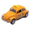Miniatyr Simulering Bak Bilmodell Diecast Legering Trekk Taxi Leke med Åpningsdør 0,06388888888888889 Skala Retro Bil