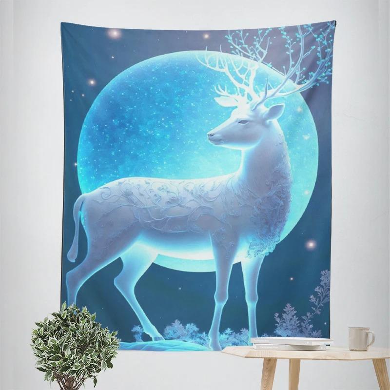 Beautiful Fawn Decorative Tapestry Home Wall Decor Office Living Room Tapestry