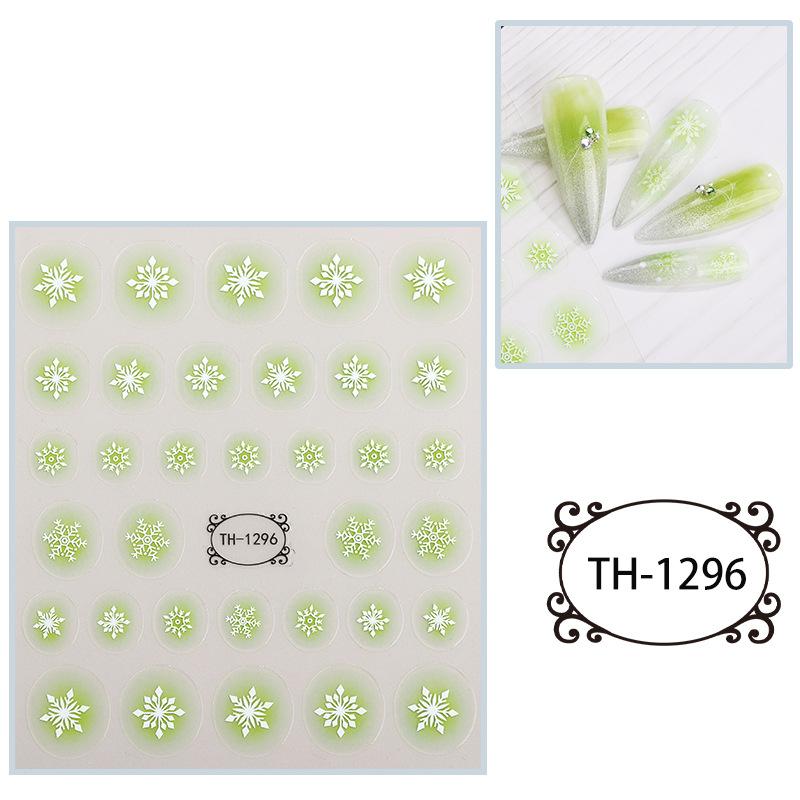 New Year Nail Art Stickers Bronzing Year of the Dragon Chinese Style Mahjong Cartoon Nail Stickers Decoration