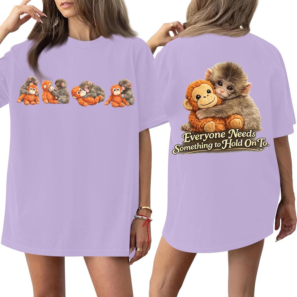 Women's Round Neck Printed Short-sleeved T-shirt Top
