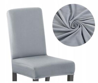 Smooth Gray Chair Cover Universal