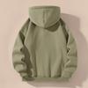 2025 Men's Heavyweight Fleece Hooded Sweatshirt: Autumn/Winter Half-Zip Casual Jacket