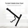A-Type Wooden Folding Guitar Stand for Acoustic, Electric, Bass, and Pipa