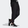 Adidas Solid Color Mini-Logo Woven Casual Sports Pants Unisex Bottoms Black HE7419