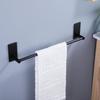 Yipan 60cm Black Stainless Steel Bathroom Towel Rack 3-Piece Set