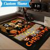 Custom Name Halloween Horror Christmas  Rug for Living Room, Game Rooms, Office, Bedroom, Floor Mat Playful Design, fan gifts Christmas decor