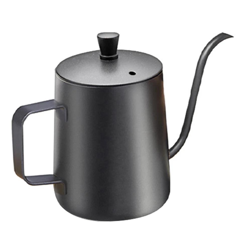 Stainless Steel Gooseneck Drip Kettle, Non-stick Pour-over Coffee Pot, Long Thin Spout Swan Neck Tea Pot