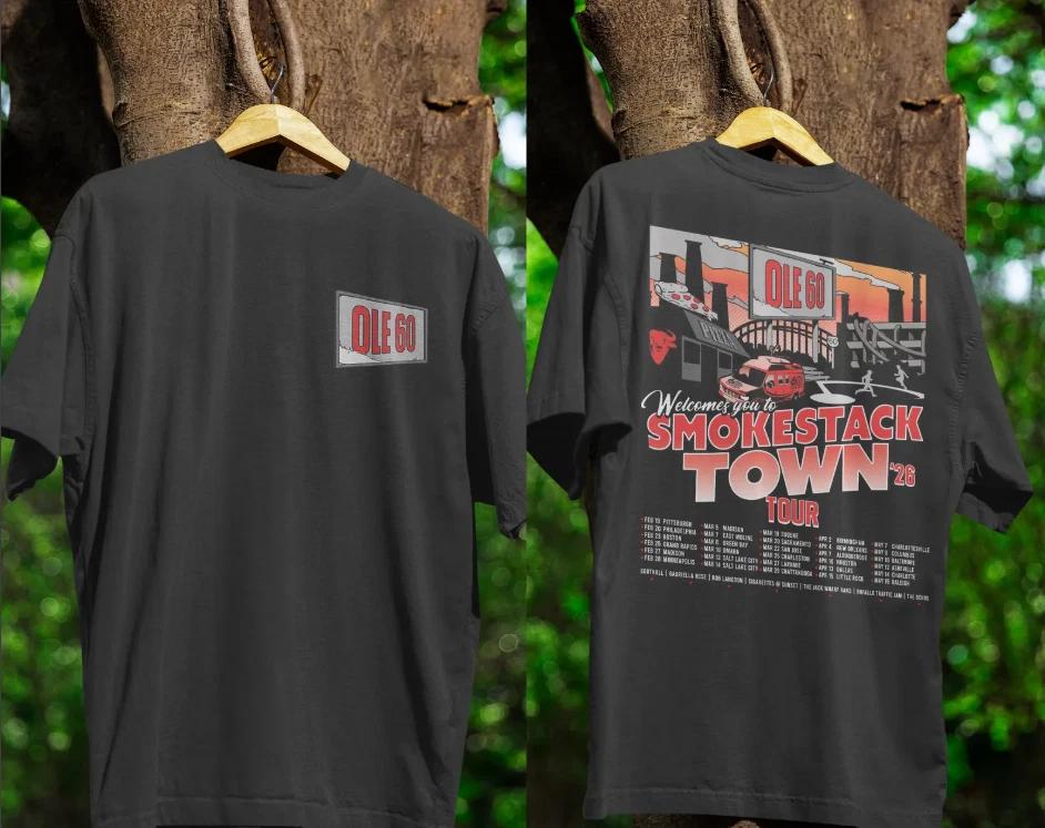 Ole 60 Smokestack Town Tour 2026 Shirt, Country Music T Shirt XL