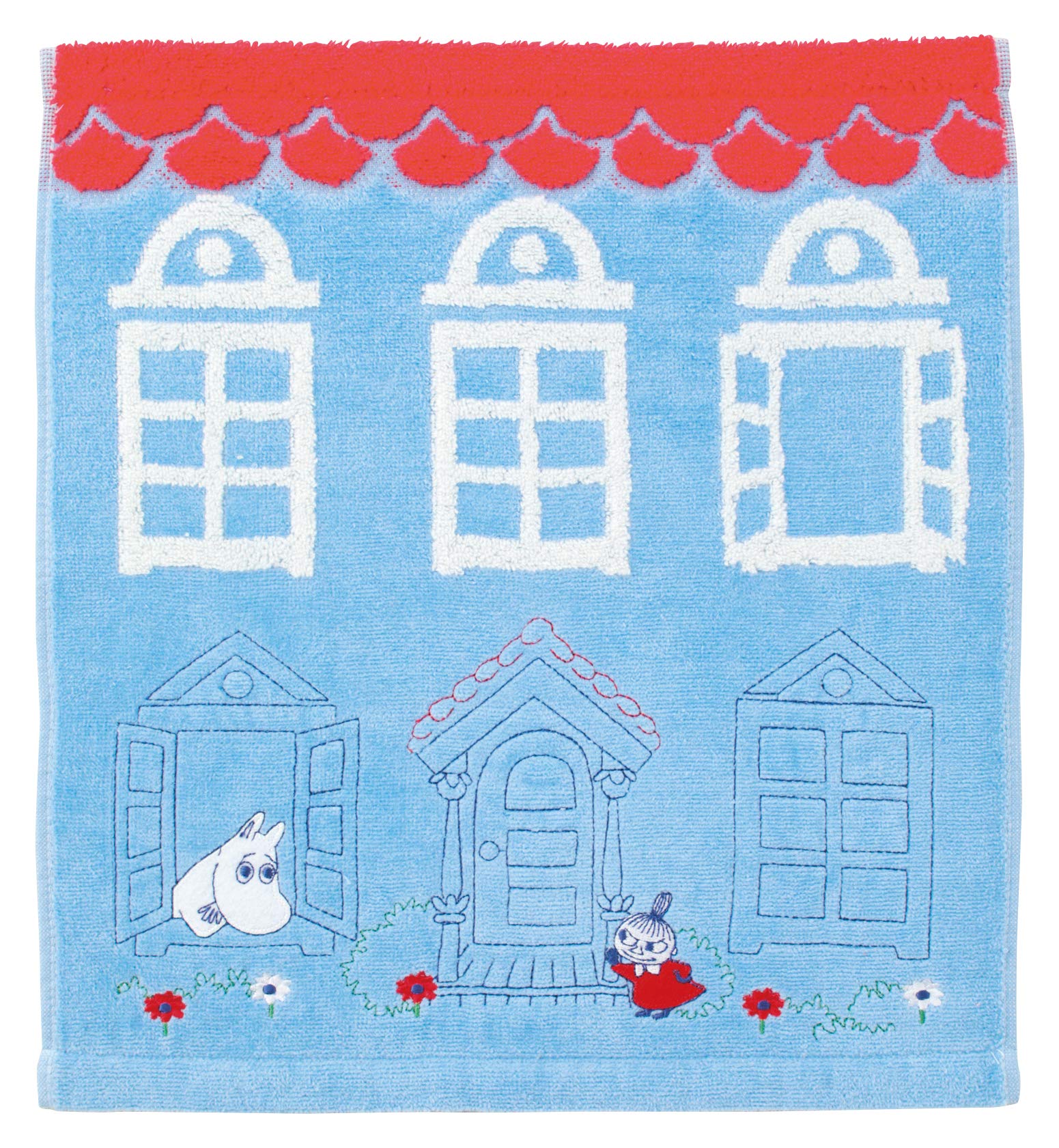 

Полотенце для рук Marushin Moomin Little My 34 x 36 см Little My перед домом, аппликация из хлопка с вышивкой 1405013700 100%