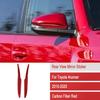 Red Carbon Fiber Car Side Rearview Mirror Decoration For Toyota 4Runner 10-20