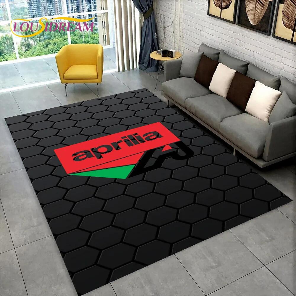HD Aprilia Racing Motorcycle Logo Carpet Rug for Home Living Room Bedroom Sofa Doormat  Decor,kid Area Rug Non-slip Floor Mat 3D
