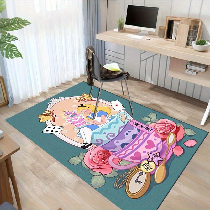 1pc. Alice in Wonderland Themed Rug - Perfect for Home Decor, Office Carpet, Chair Cover