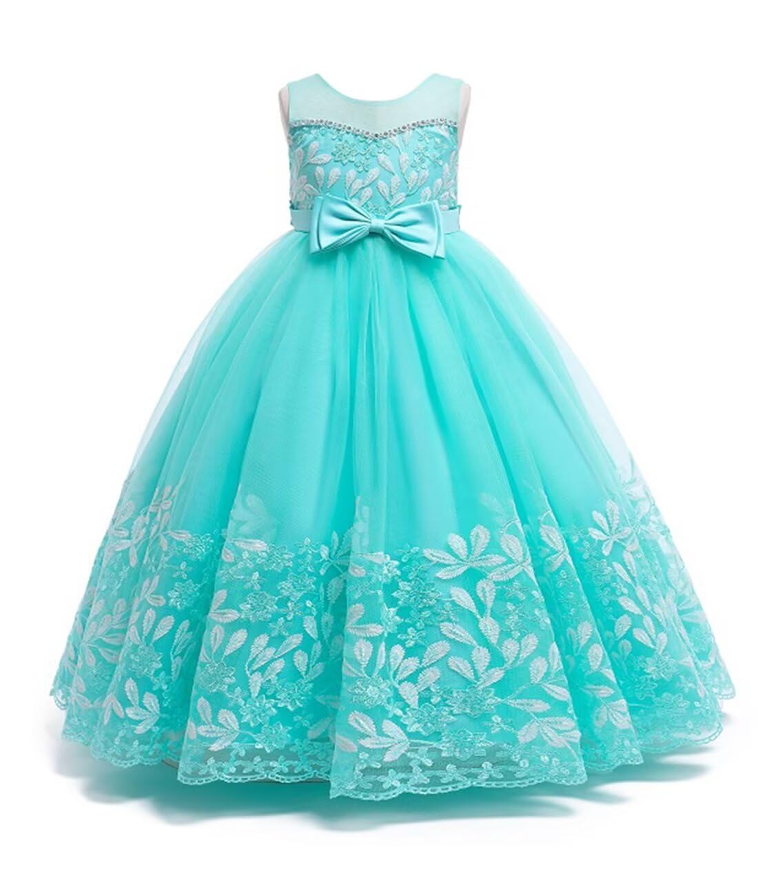 

Kayiyasu Formal Long Perfect for Piano and Elegant Embroidered Sizes Girls Dress, Recitals, Concerts, Weddings, Parties, Competitions, More. Dress, зелёный