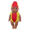 18-47CM Afroamerikanische Silikon-Reborn-Babypuppe mit Musikfunktion