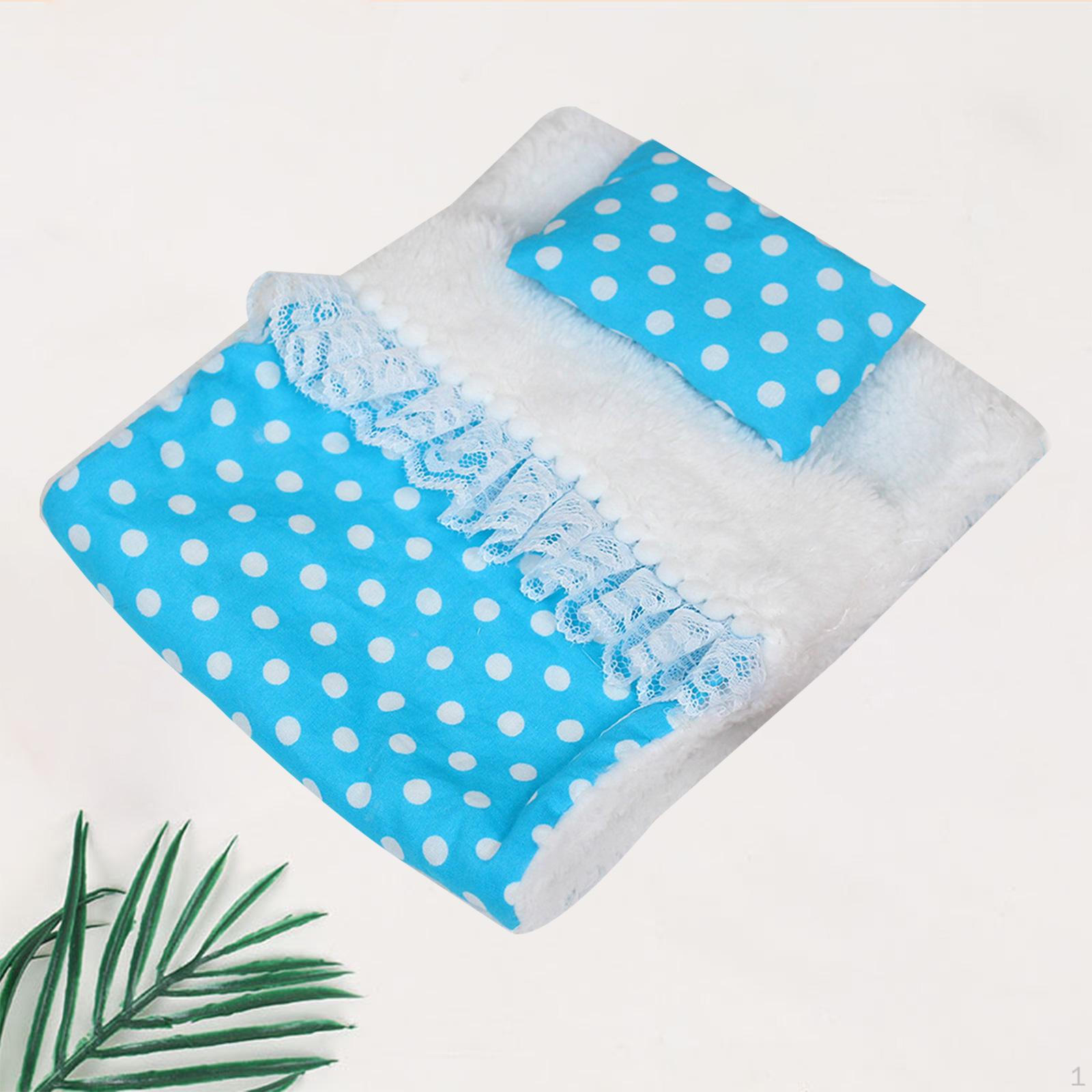 

Кукольные постельные принадлежности, простыня и подушка, сделай сам, печатная ролевая игра, обучающая игрушка для 15 см 17 см D