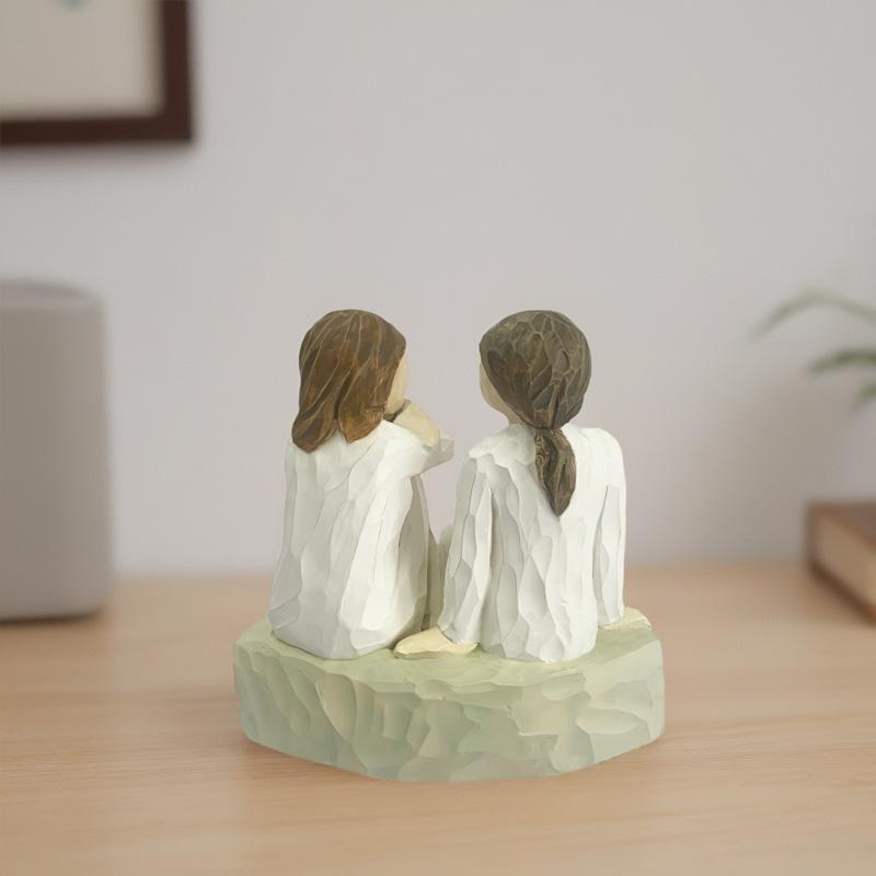 Good Friend Home Sculpture Willow Artwork Trusted Friend Living Room Bedroom Dining Table Decoration Resin Crafts Decora Supplie