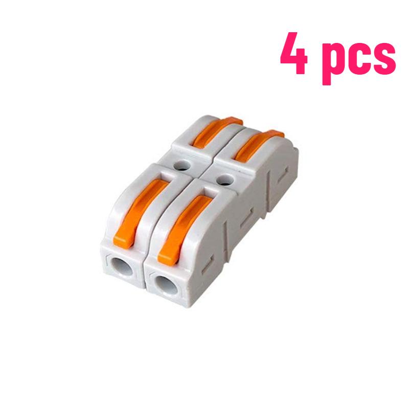 Schnellverbinder elektrische Kabelverbinder Universal Kompakte Spleißverdrahtung Kabelverbindung Einsteckklemmen