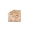 MUJI Stackable Rattan Rectangular Box with Lid, V, Approx. W26 x D18 x H16cm, 47381337, Clothing