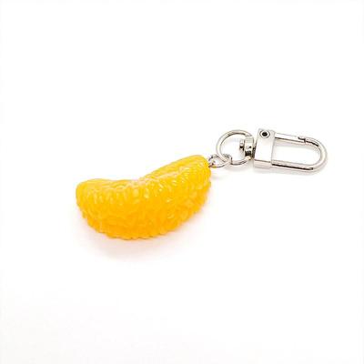 Orange Key Rings Bag Pendant Car Key Buckle Ornaments Accessories