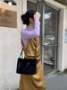 Furry Plaid Women's Handbags Winter Faux Fur Ladies Shoulder Crossbody Bags Fashion Soft Plush Tote Bag Purses for Female