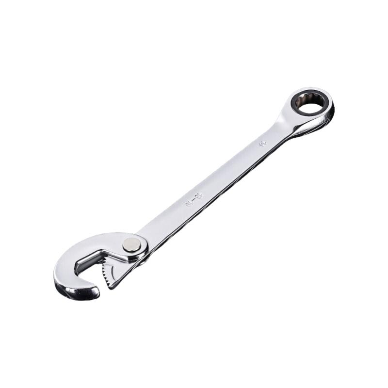 Compactly Ratchet Wrenches Labor Saving Mechanism Spanner Ideal for Plumbing Installation and Furniture Assembly 14mm