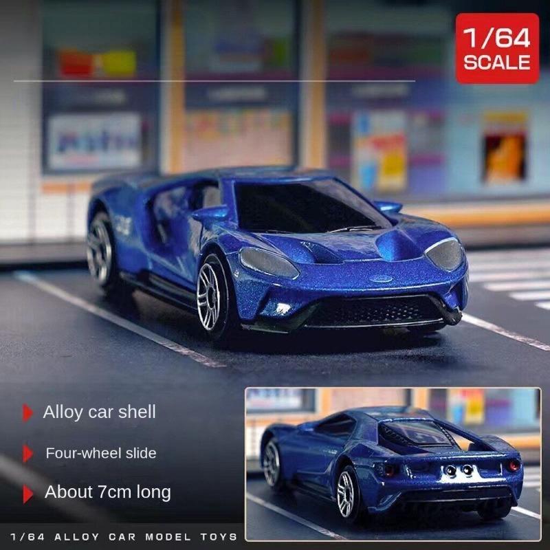 

1:Спортивная модель 64 Blue GT Super Racing из литого металла BN