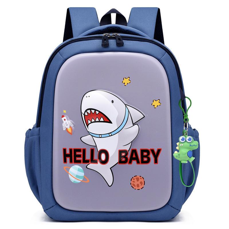 Adorable Cartoon Nylon Backpack For Kids Unisex Ideal For Preschool And Kindergarten