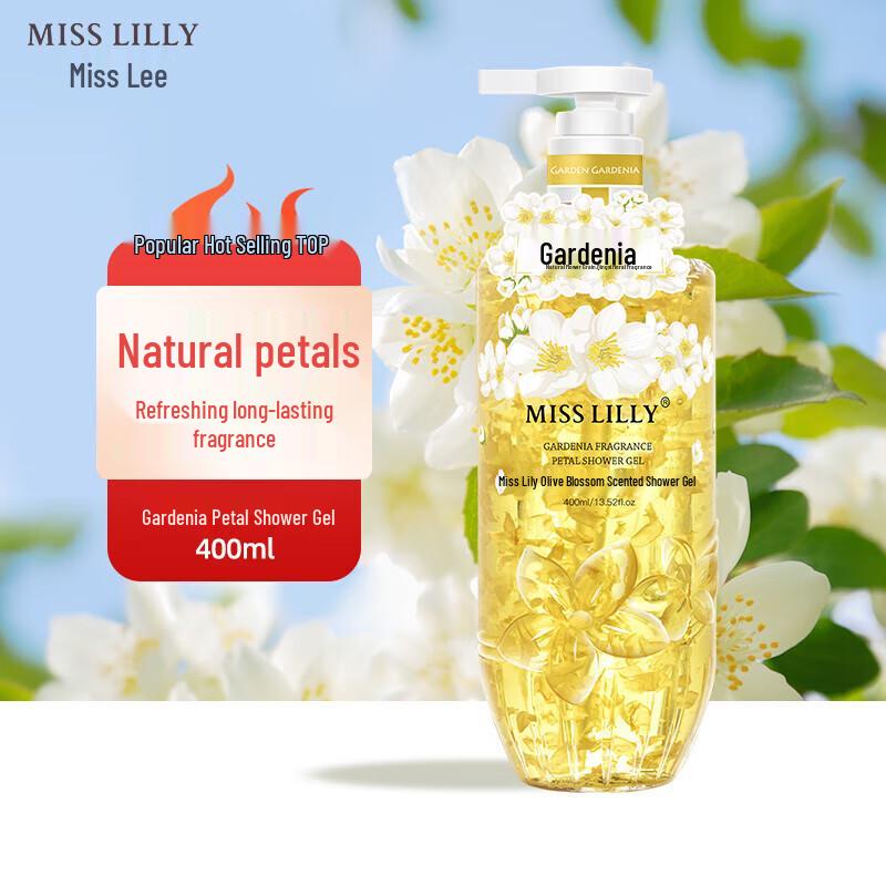Miss Lilly Gardenia Scented Petal Shower Gel 400ml