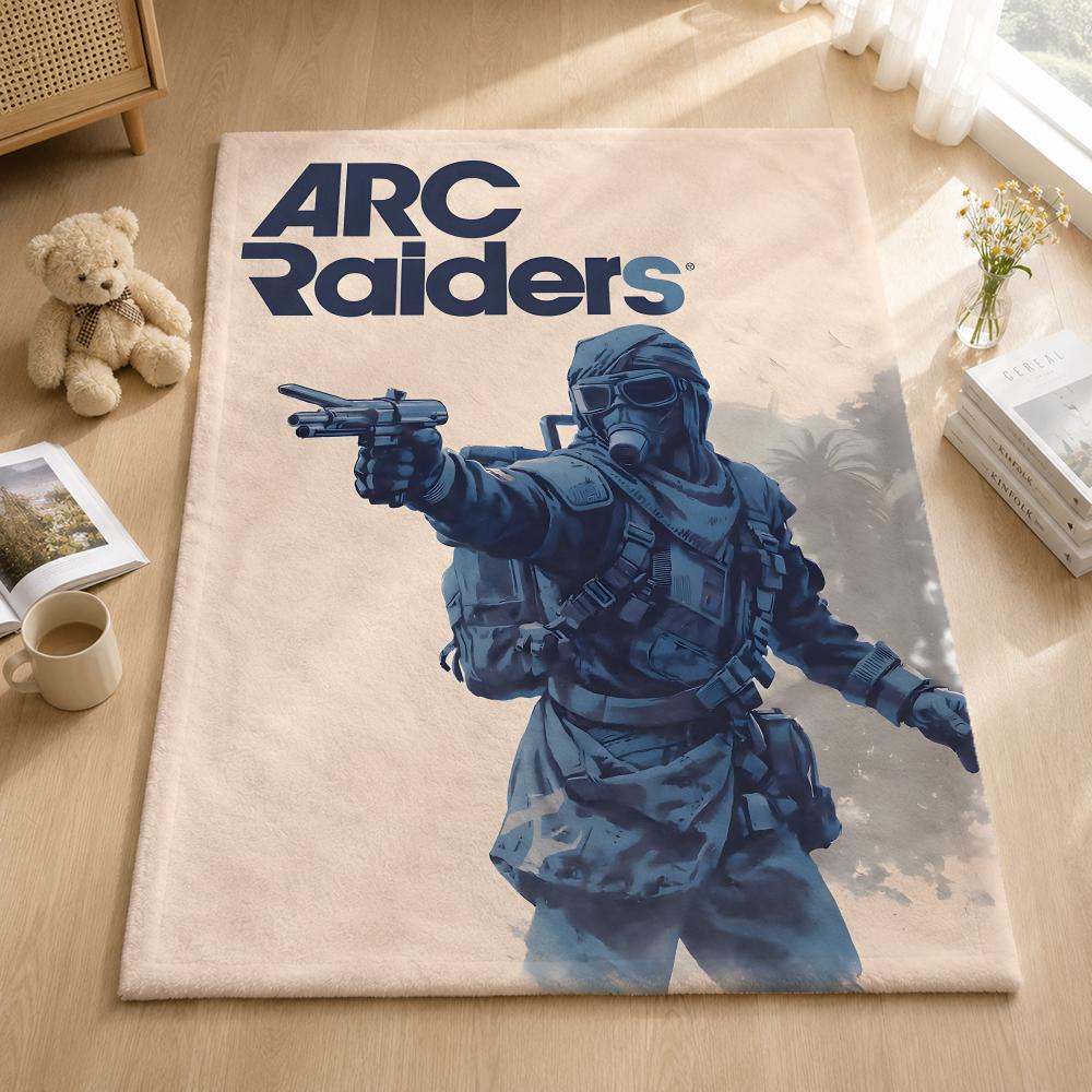 Game A-ARC Raiders Throw Blankets Soft Warm Flannel Blanket Bedding for Bed Living Room Home Sofa