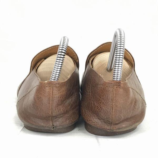 USED/Made in Japan Arcolletta Padrone × Beams Leather Tassel Slip-On Shoes 24.5 Brown