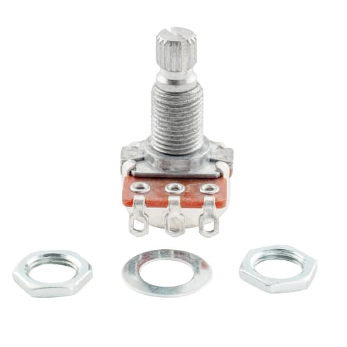 Alpha Potentiometer, 16, 25K, A-Curve, Metric Size, for Electric Guitar/Bass (Pack of 2)