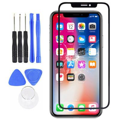 Náhradní vnější přední sada pro opravu skleněné obrazovky iPhone X XR XS 11