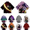 Demon Anime Slayer Kimetsu No Yaiba Cosplay Loose Haori Kimono Robes Coat Tops