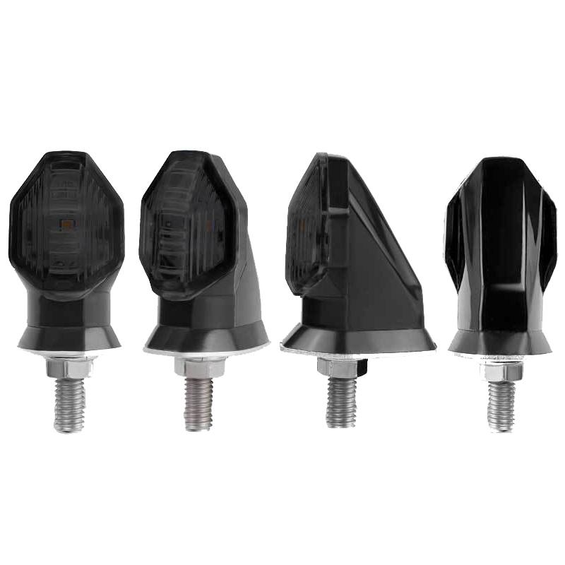 8mm Mini Motorcycle LED Turn Signals Light Amber Indicator Flasher Lamp For Honda Yamaha 12V Motorcycle Turn Signal Lights